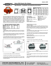 Thumbnail of document Manual - EBV Electric Bin Vibrator